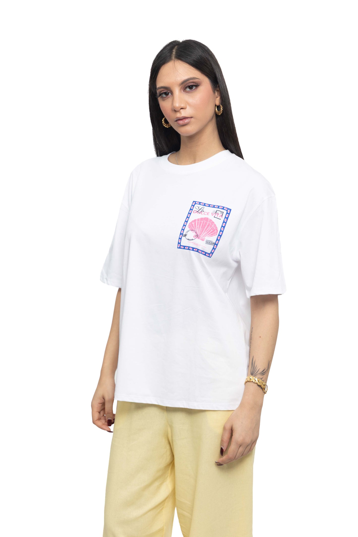 T-shirt oversize "Dolce Vita"