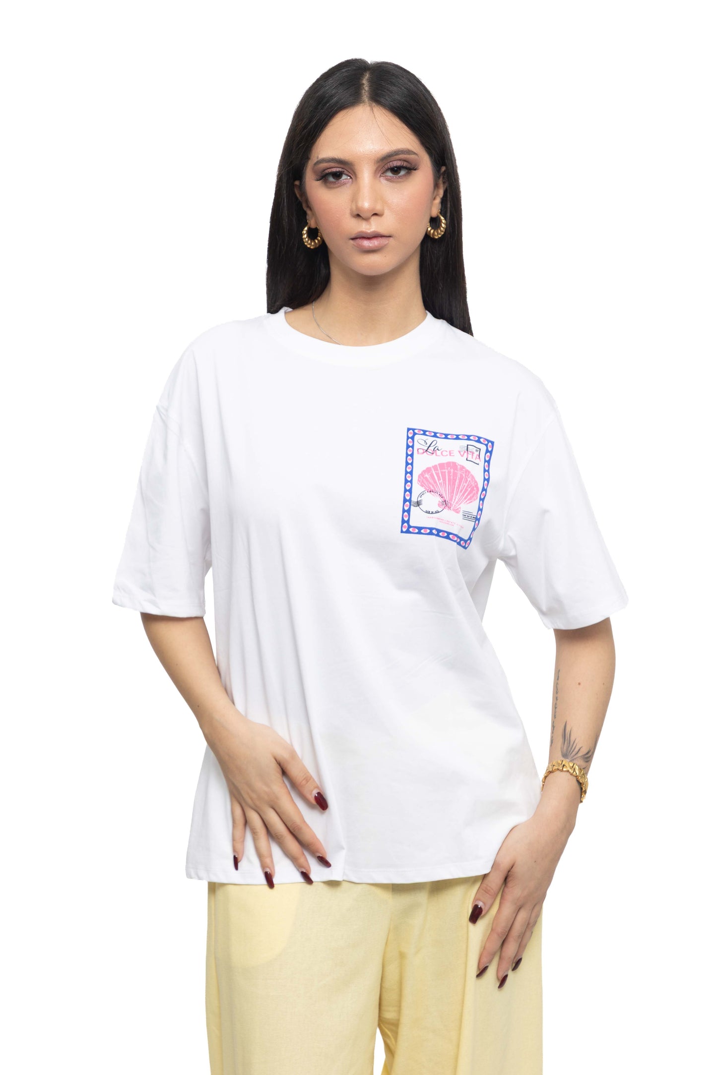 T-shirt oversize "Dolce Vita"