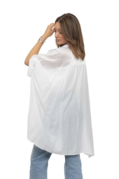 Chemise oversize fluide
