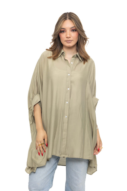 Chemise oversize fluide