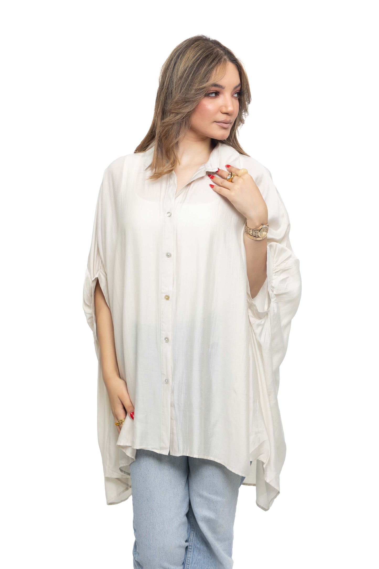 Chemise oversize fluide