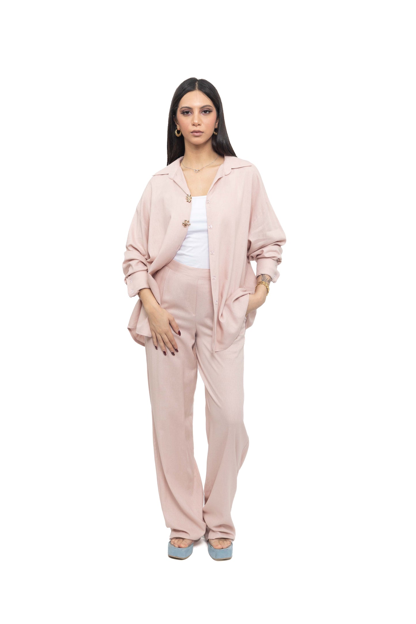 Chemise à deux boutons