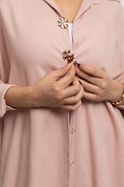 Chemise à deux boutons
