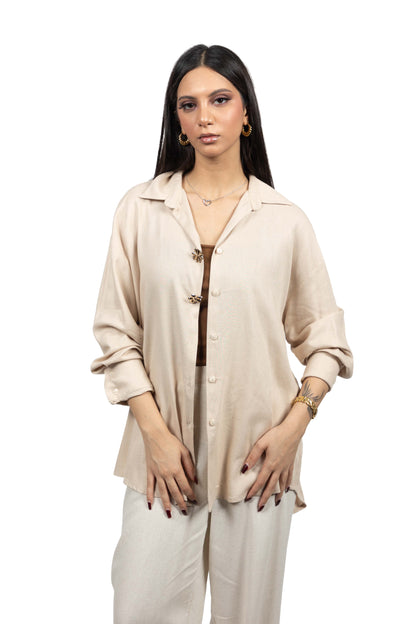 Chemise à deux boutons