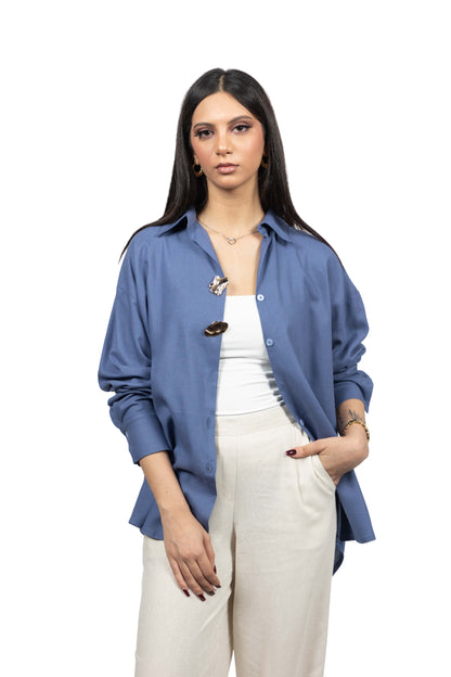 Chemise à deux boutons